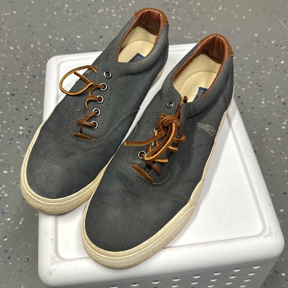 Polo sneakers blue size 9.5